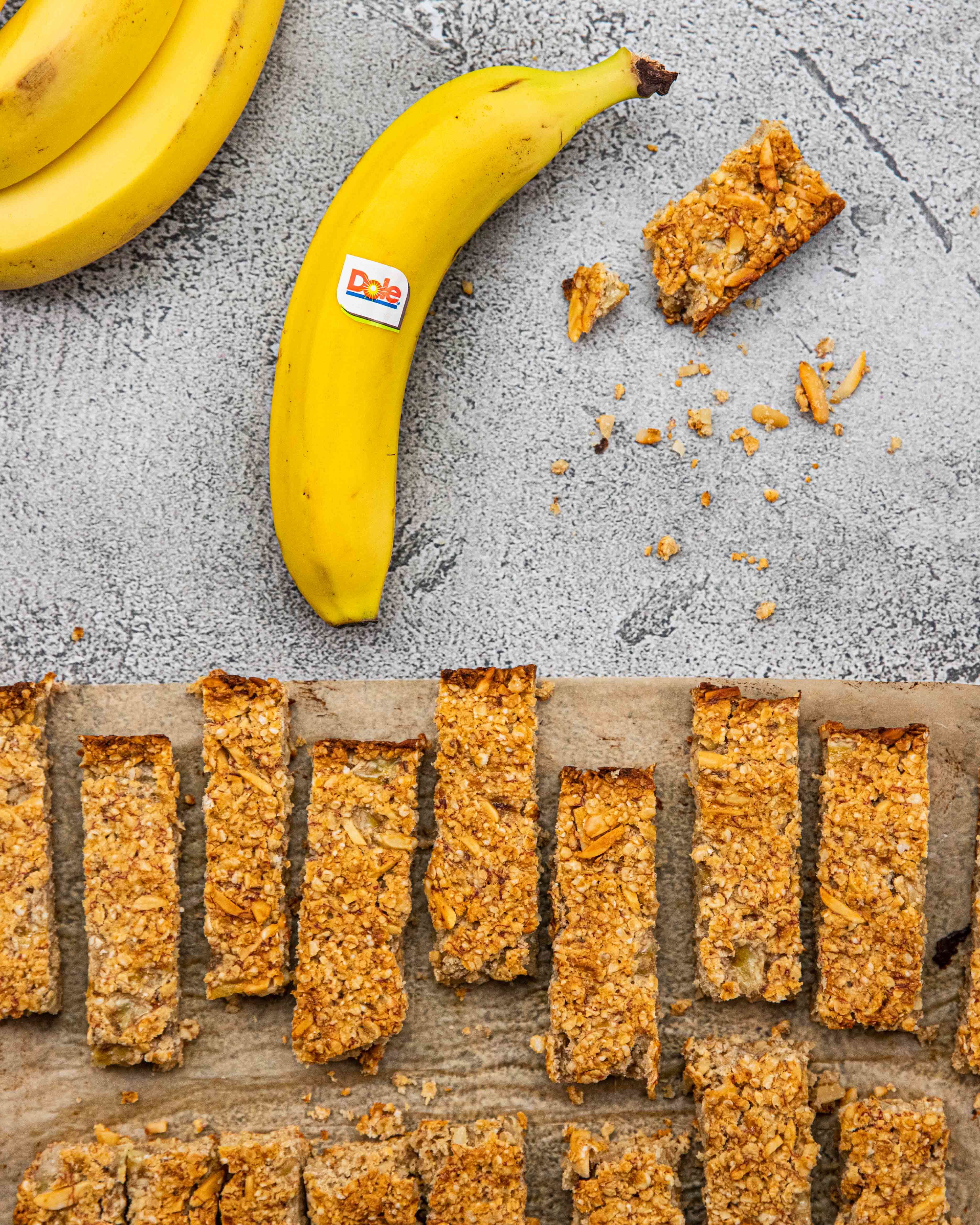 Dole NZ Dole Banana, Almond and Honey Flapjacks