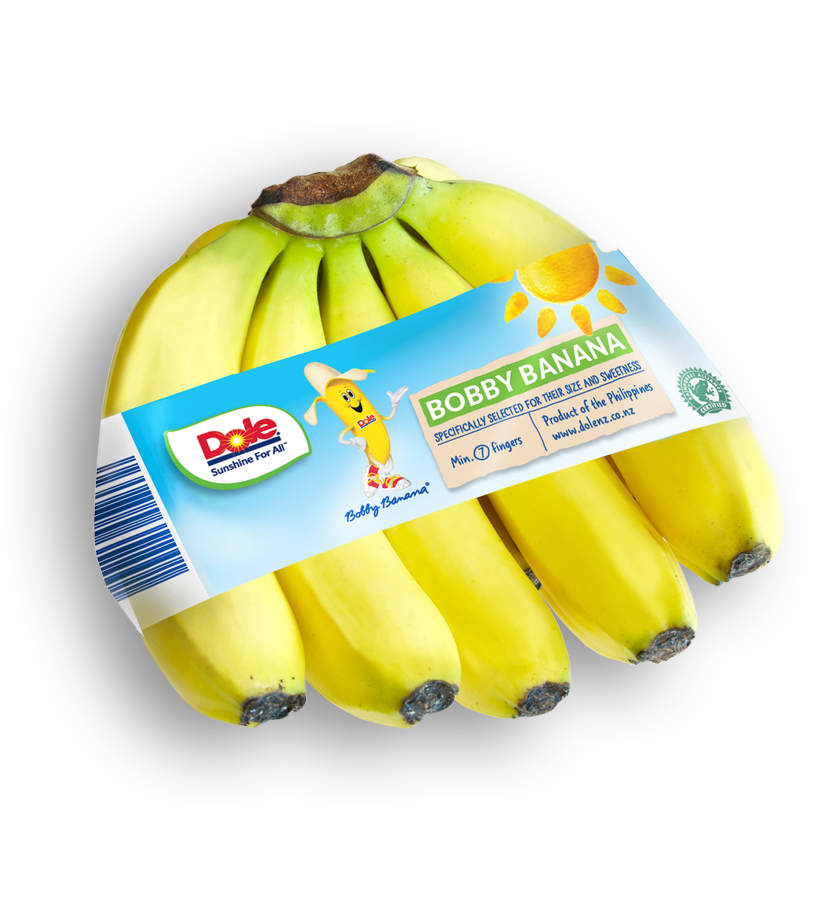 Bunch of Dole bananas